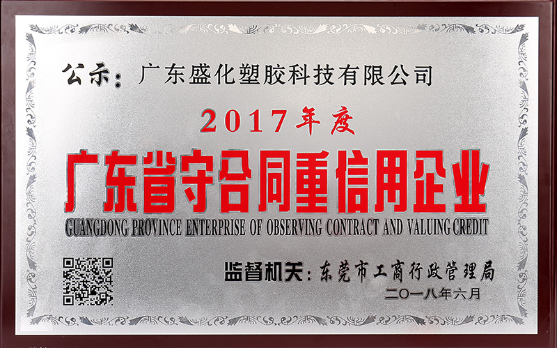 2017年守合同重信用企业